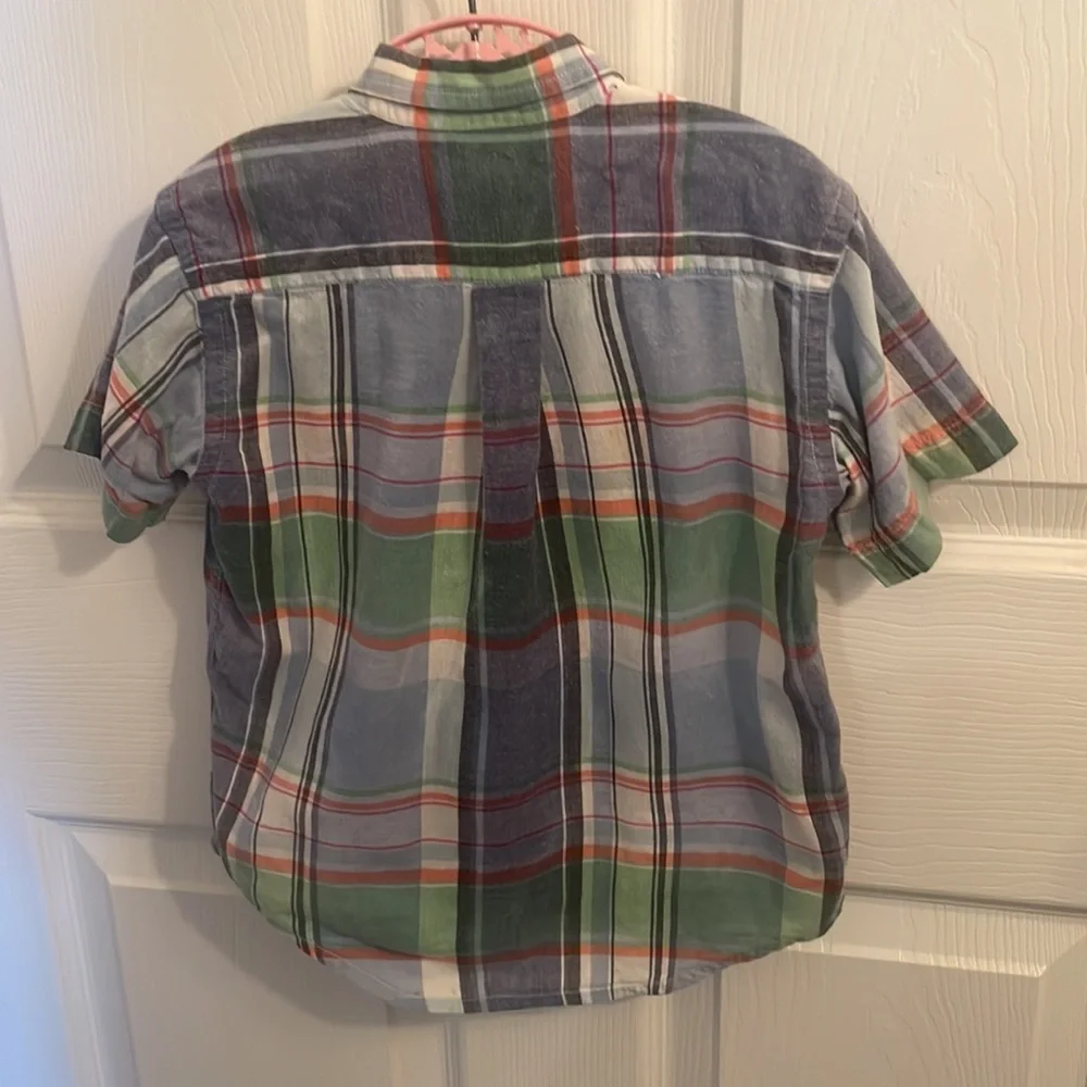 Ralph Lauren shirt button down plaid boys 3T